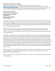 Formulario ODM10250 Solicitud De Informacion (Rfi) - Ohio (Spanish), Page 13