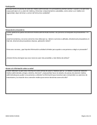 Formulario ODM10250 Solicitud De Informacion (Rfi) - Ohio (Spanish), Page 4