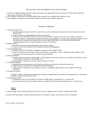 DH Form 1698C Application for Review of Continuing Education Offering - Florida, Page 2