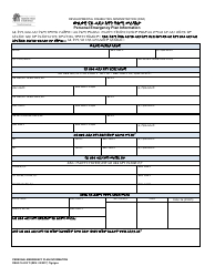 Document preview: DSHS Form 16-205 Personal Emergency Plan Information - Washington (Tigrinya)