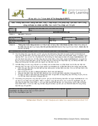 DCYF Form 15-059 Prior Written Notice, Consent to Access Public and/or Private Insurance, Income and Expense Verification Form - Washington (Vietnamese)