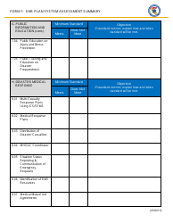 Form 1 EMS Plan System Assessment Summary - California, Page 7