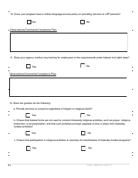 Civil Rights Compliance Certification Form - New York, Page 5