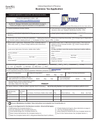 Form BT-1 (State Form 43760) Business Tax Application - Indiana, Page 2