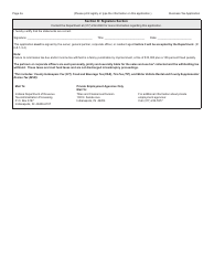 Form BT-1 (State Form 43760) Business Tax Application - Indiana, Page 5