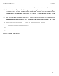 Form INS9071 Guaranty Form - Ohio, Page 3