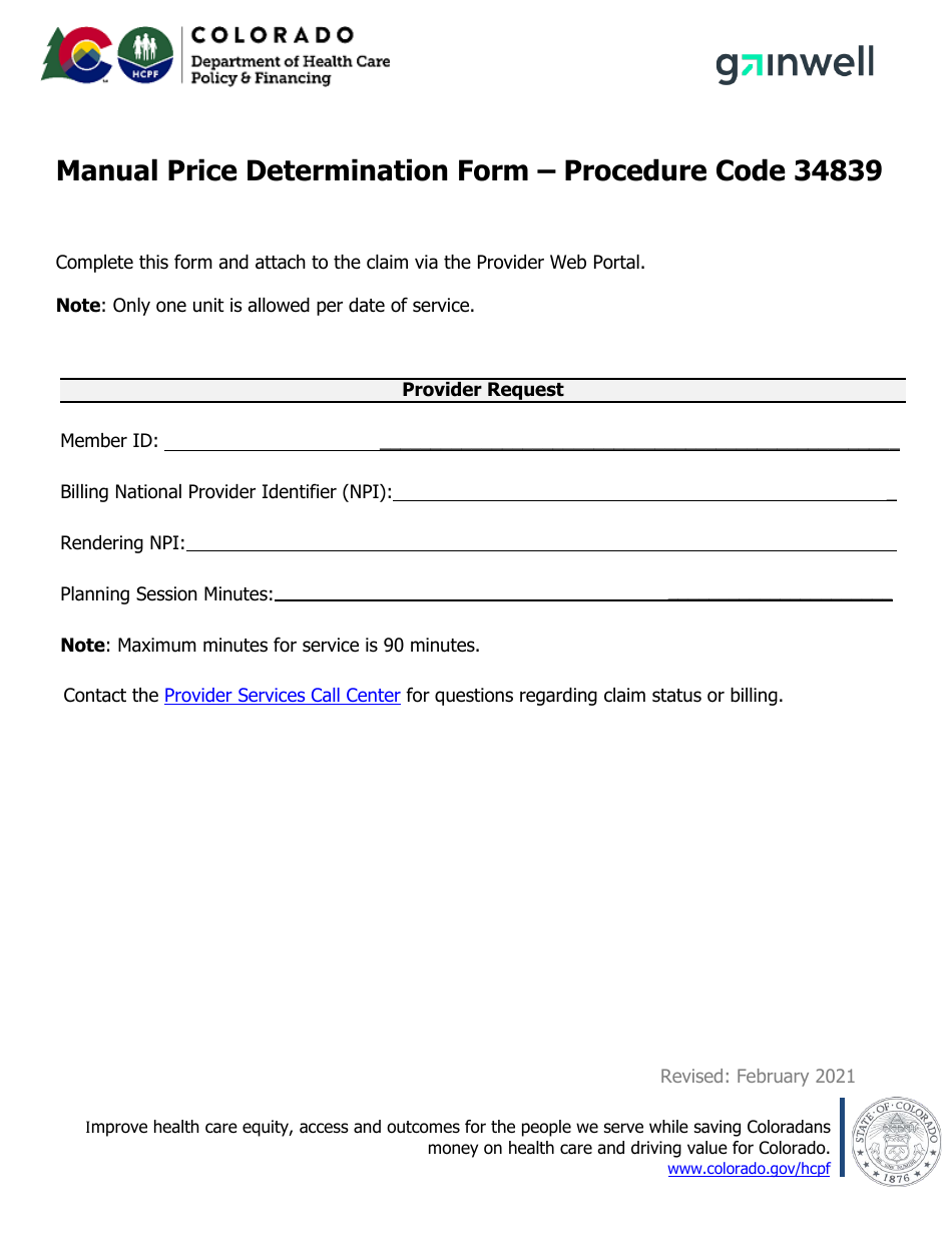 colorado-manual-price-determination-form-procedure-code-34839-fill