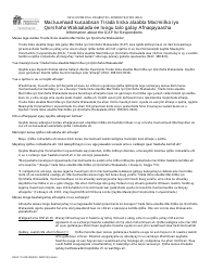 DSHS Form 10-329 Declaration of Understanding - Washington (Somali)