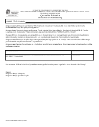 DSHS Form 10-329 Declaration of Understanding - Washington (Somali), Page 3