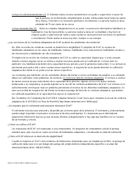 DSHS Formulario 10-329 Declaracion De Entendimiento - Washington (Spanish), Page 2
