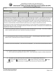 Document preview: DCYF Formulario 10-537 Informacion Sobre El Estudio Del Hogar De Los Padres De Icpc - Washington (Spanish)
