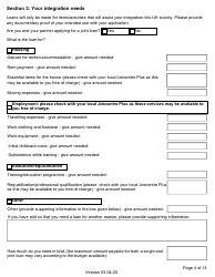 Integration Loan Application Form - United Kingdom, Page 4