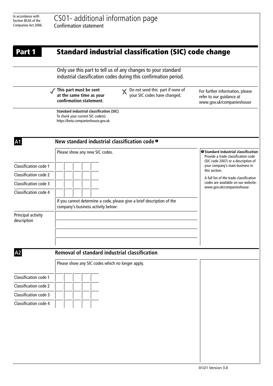 Form CS01 Part 11 Fill Out, Sign Online and Download Fillable PDF