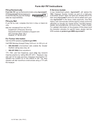 Form AU-797 Request for Dissolution Statement Letter - Connecticut, Page 2