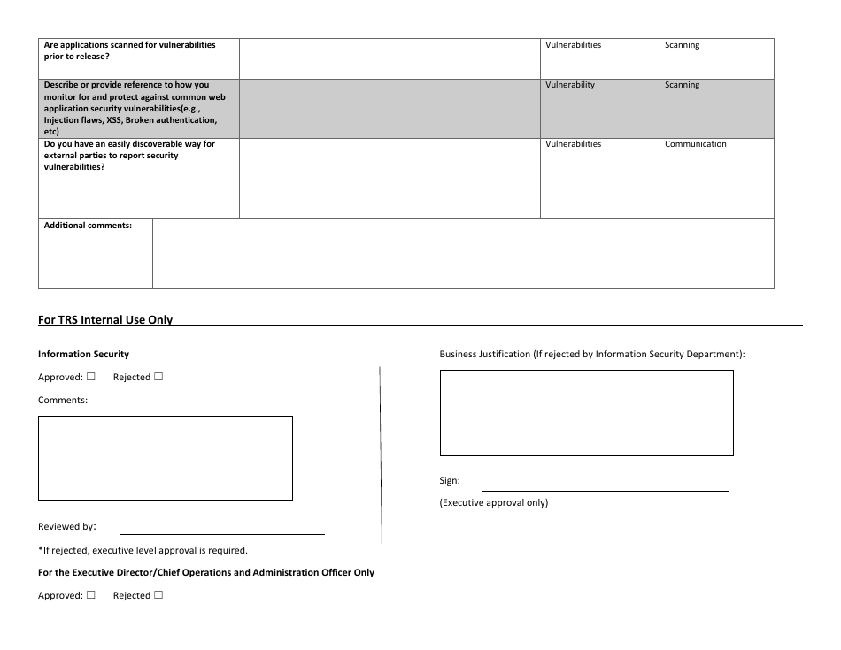 Third-Party Assessment Form - Texas, Page 10