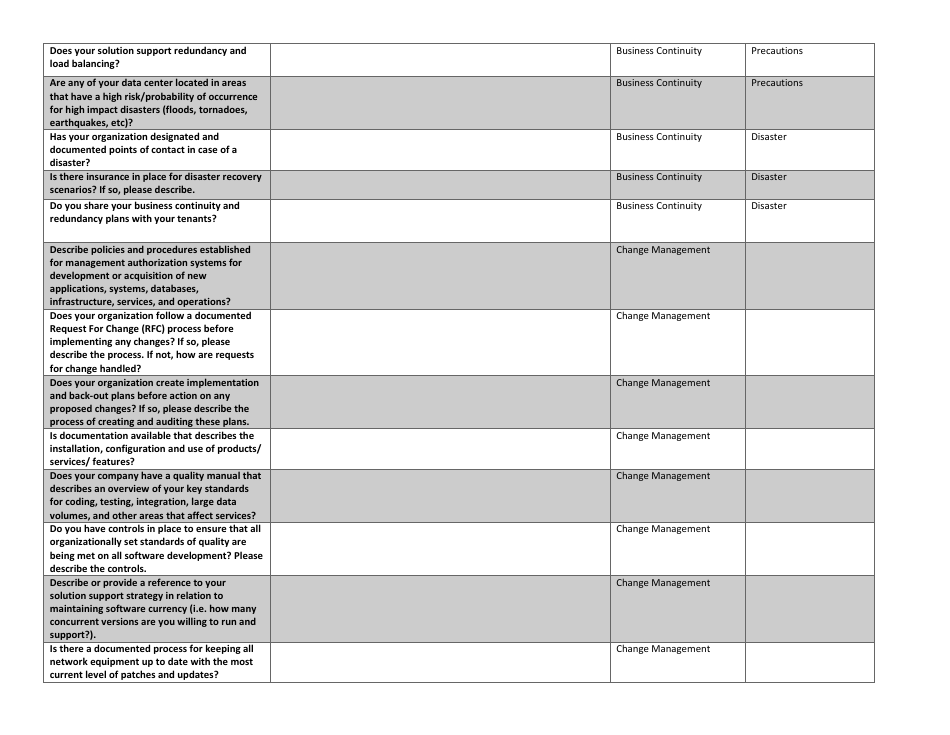 Third-Party Assessment Form - Texas, Page 4