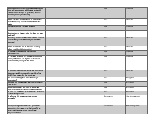 Third-Party Assessment Form - Texas, Page 5