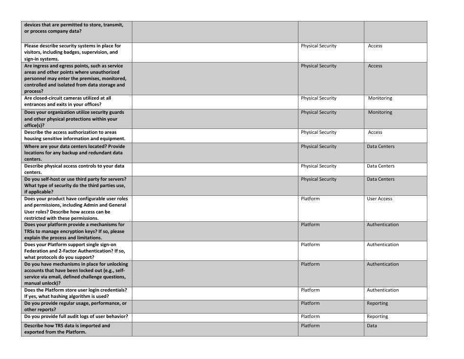 Third-Party Assessment Form - Texas, Page 7