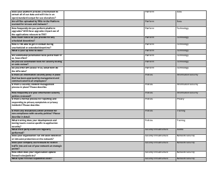 Third-Party Assessment Form - Texas, Page 8