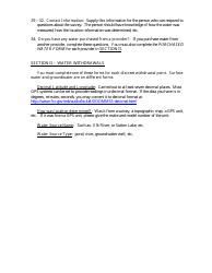 Instructions for Large Quantity User Registration Form - Water Providers - West Virginia, Page 2