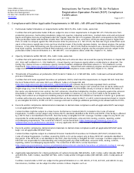 Instructions for Form 4530-178 Air Pollution Registration Operation Permit (Rop) Annual Compliance Certification - Wisconsin, Page 4