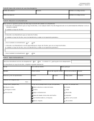 Formulario 2270-S Formulario De Admision Del Cuidador - Texas (Spanish), Page 2