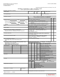 Document preview: Form F-01068B General Pediatric Clinic - 6-8 Week Visit - Wisconsin