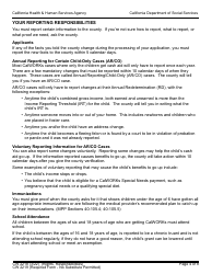 Form CW2218 Rights, Responsibilities and Other Important Information for the California Work Opportunity and Responsibility to Kids (Calworks) Program (Non-needy Caretaker Relative With Relative Foster Child) - California, Page 4
