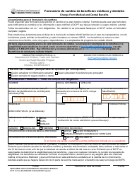 Document preview: DCYF Formulario 14-011A Formulario De Cambio De Beneficios Medicos Y Dentales - Washington (Spanish)