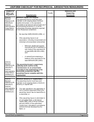Form E-RJ-C Uniform Checklist for Reciprocal Jurisdiction Reinsurers - Arizona, Page 2