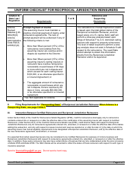 Form E-RJ-C Uniform Checklist for Reciprocal Jurisdiction Reinsurers - Arizona, Page 4
