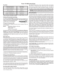 Form 115 NIN Nonadmitted Insurance Premium Tax Return - Connecticut, Page 3