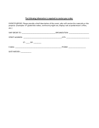 Educational Material Order Form - Idaho, Page 2