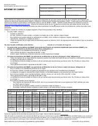 Document preview: Formulario 032-03-0051-40-SPA Informe De Cambio - Virginia (Spanish)