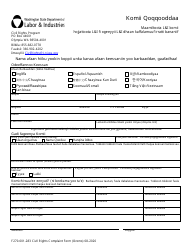 Form F270-001-283 Discrimination Complaint - Washington (Oromo), Page 2