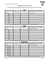 Form RV-F1407101 Standard Price Schedule Form - Tennessee