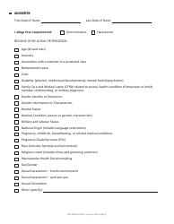 Form CRD-IF903-3X-ENG Intake Form - Employment - California, Page 2