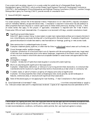 Form WPC703-2652 Iepa Loan Applicant Environmental Checklist and Certification Form - Illinois, Page 2