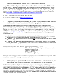 Form WPC703-2652 Iepa Loan Applicant Environmental Checklist and Certification Form - Illinois, Page 4