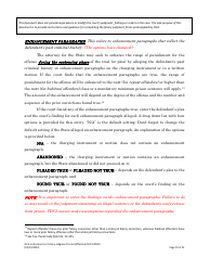 Instructions for Felony Judgment Forms - Texas, Page 10