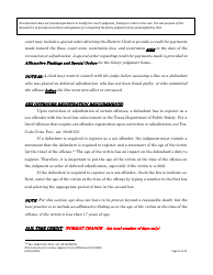 Instructions for Felony Judgment Forms - Texas, Page 15