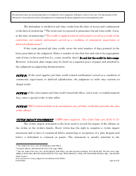 Instructions for Felony Judgment Forms - Texas, Page 16