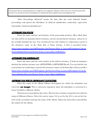 Instructions for Felony Judgment Forms - Texas, Page 3