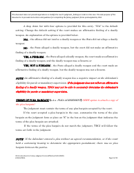 Instructions for Felony Judgment Forms - Texas, Page 9