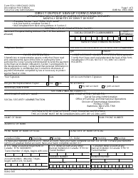 Form SSA-1199-CN Direct Deposit Sign-Up Form (Canada)