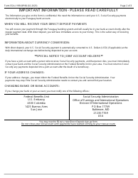 Form SSA-1199-OP66 Direct Deposit Sign-Up Form (Paraguay), Page 2