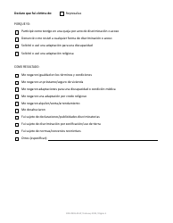 Formulario CRD-IF903-4X-SP Formulario De Registro - Vivienda - California (Spanish), Page 5