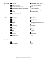 Formulario CRD-IF903-5X-SP Formulario De Admision - Trata De Personas - California (Spanish), Page 4