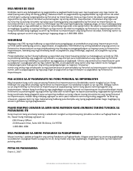 Form CRD-IF903-4X-TG Intake Form - Housing - California (Tagalog), Page 11