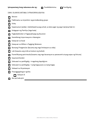 Form CRD-IF903-4X-TG Intake Form - Housing - California (Tagalog), Page 3